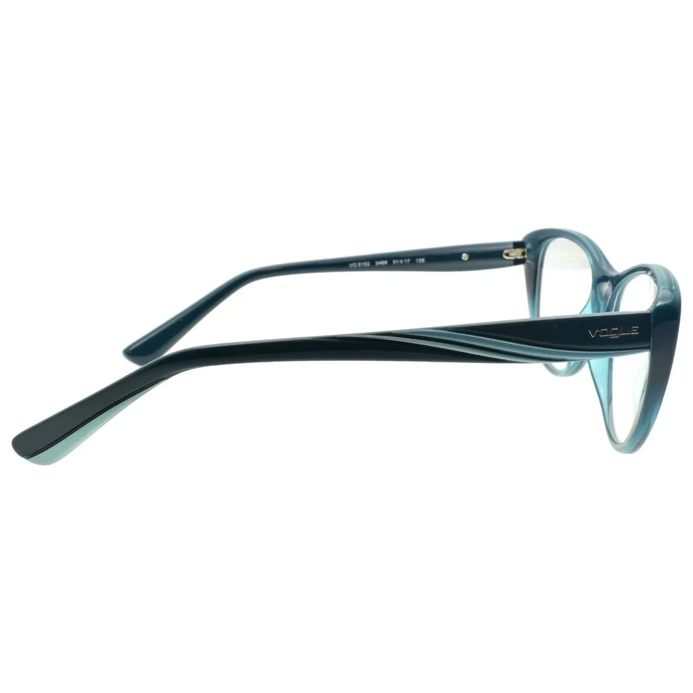 Vogue VO 5102 2469 Women's Eyeglasses Frames Cat Eye 51-17-135 Petroleum